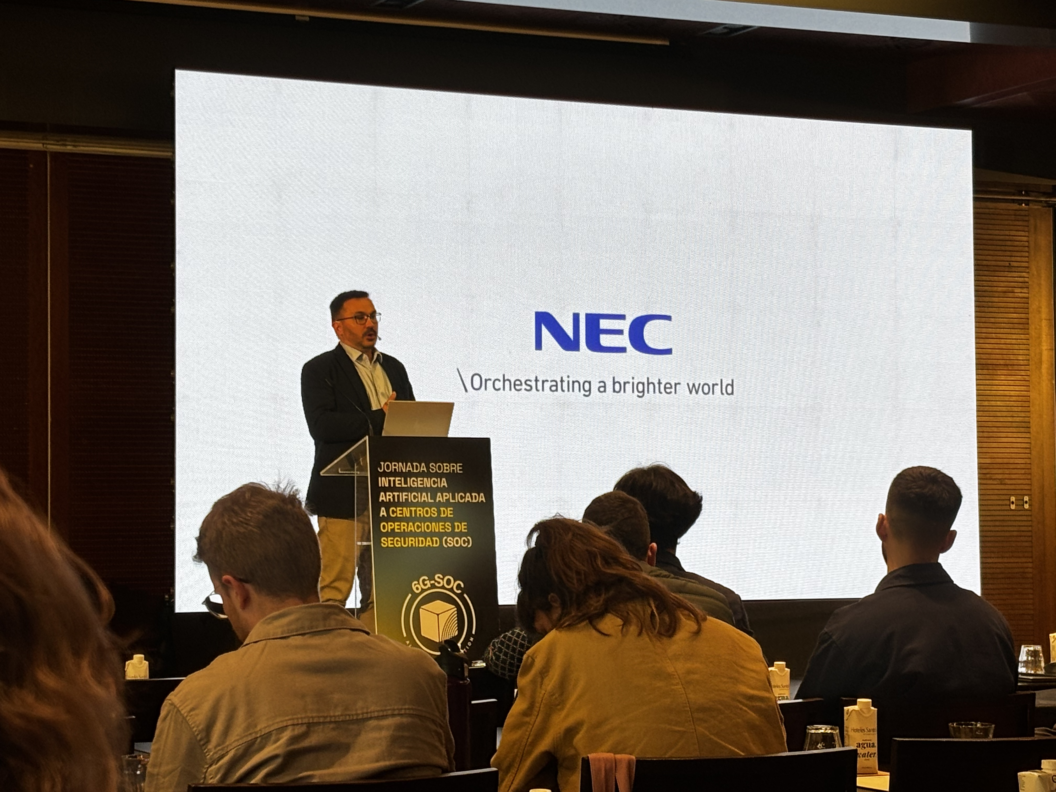 Intervención de NEC Laboratories Europe durante la jornada